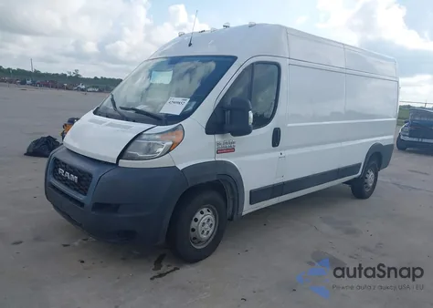 2020 Ram Promaster 2500 High Roof 159 Wb from USA, damaged, VIN 3C6TRVDG4LE122662